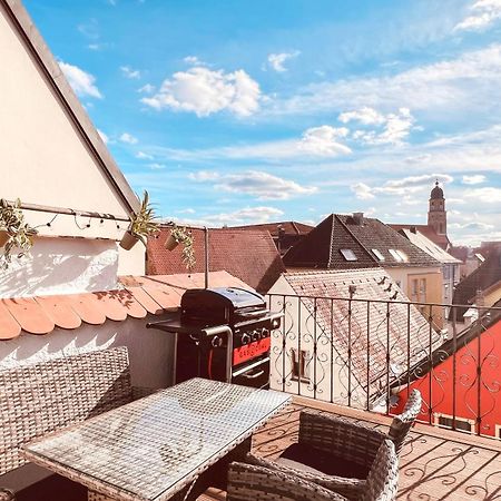 Zentrales Turm-Apt Mit Terrasse Άμπεργκ Εξωτερικό φωτογραφία
